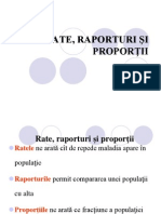 Rate, Raporturi (1) - Proportii