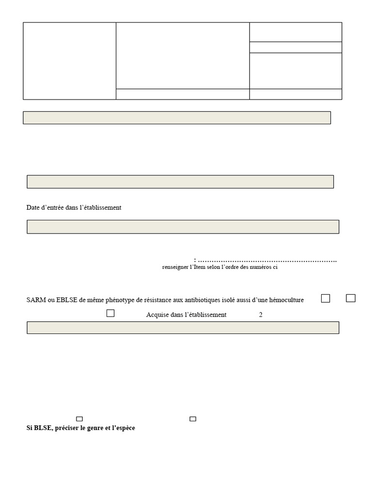 Surveillance des Entérobactéries et SARM | PDF | Microbiologie | Bactérie