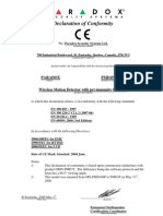 PMD1P (868MHz) CE DoC