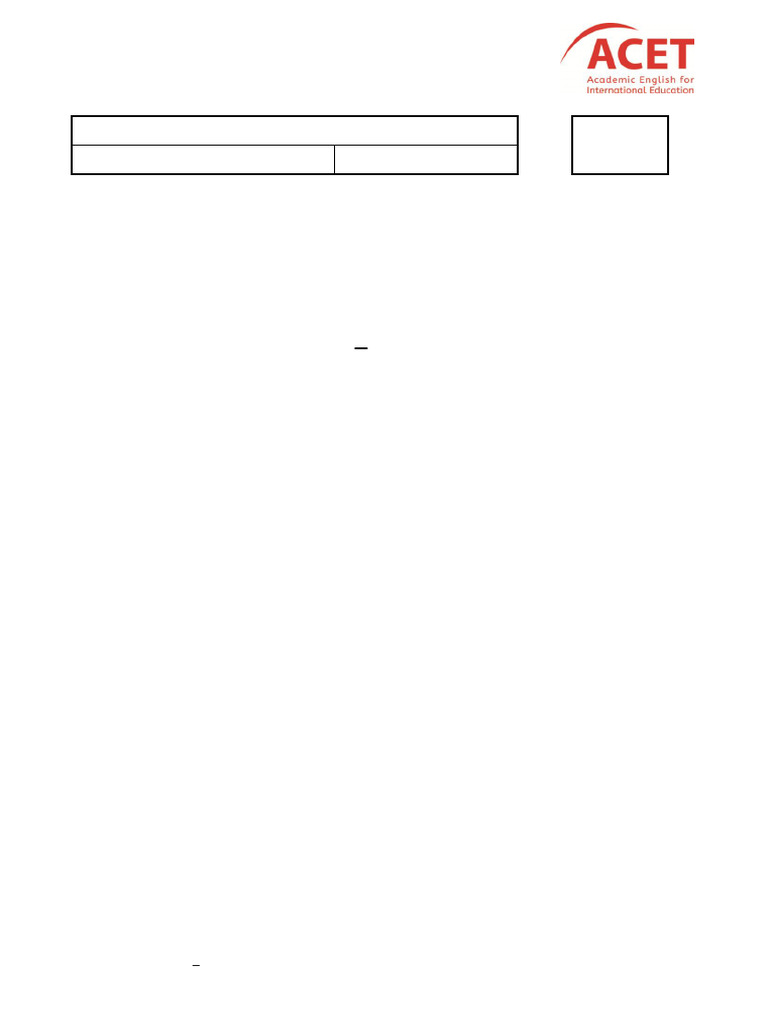 IE Foundation Final Exam - Writing (V1) | PDF