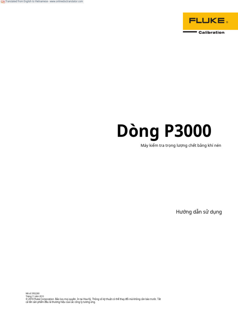 VN Manual P3000 Series | PDF