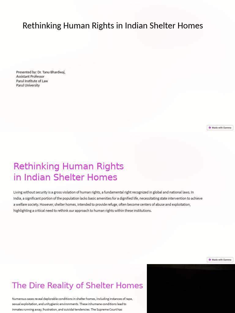 Rethinking Human Rights in Indian Shelter Homes | PDF | Homelessness ...