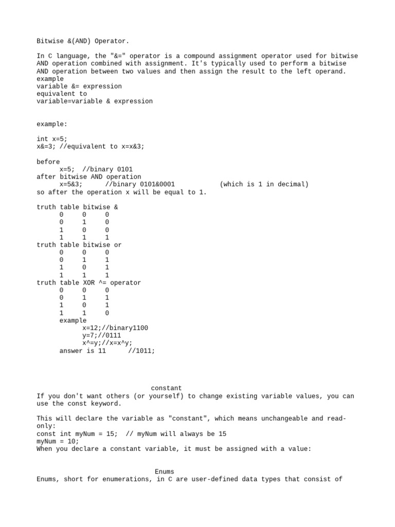 C Extras | PDF | Computer Engineering | Mathematical Logic