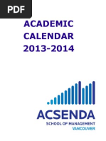 Acsenda Calendar - Part 1