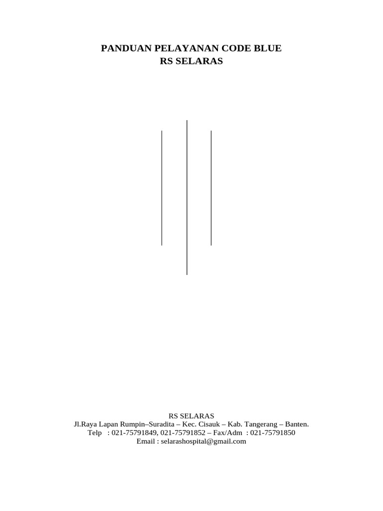 Panduan Code Blue RS Selaras | PDF