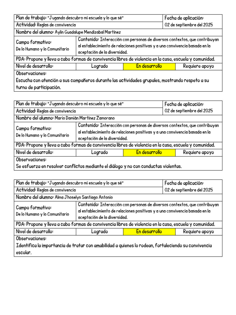 Reglas de convivencia escolar 2025 | PDF | Escuelas | Dibujo