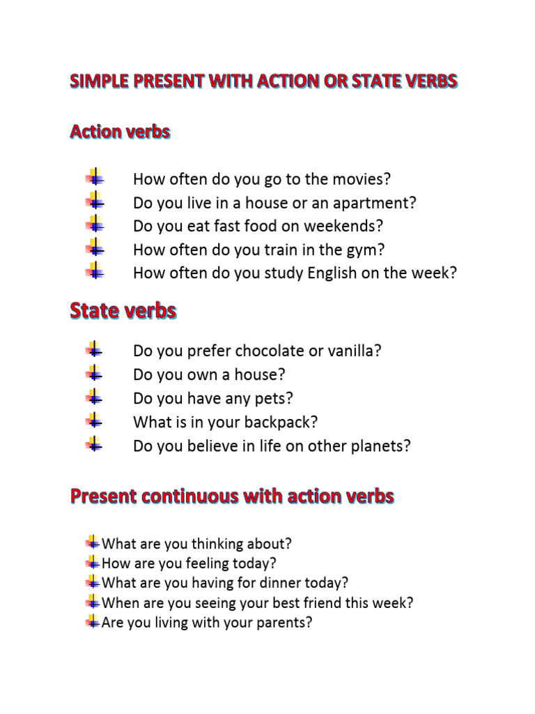 Unit 1 Present Forms and Narrative Tenses | PDF