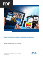 Mobile 3.0 Mobile Enterprise Application Development