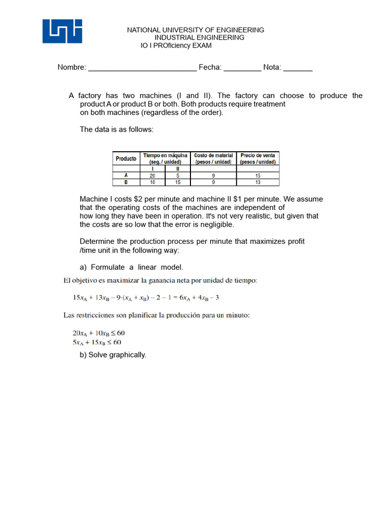 Io 1 | PDF | Engineering | Mathematical Optimization