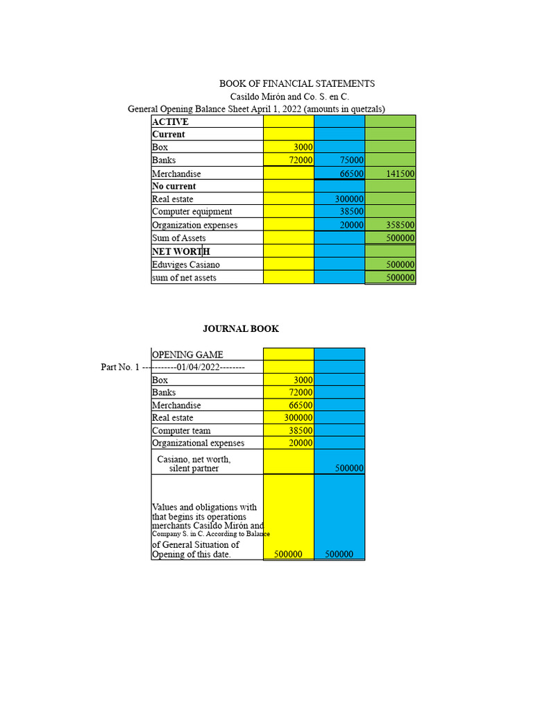 Financial Statements Overview 2022 | PDF