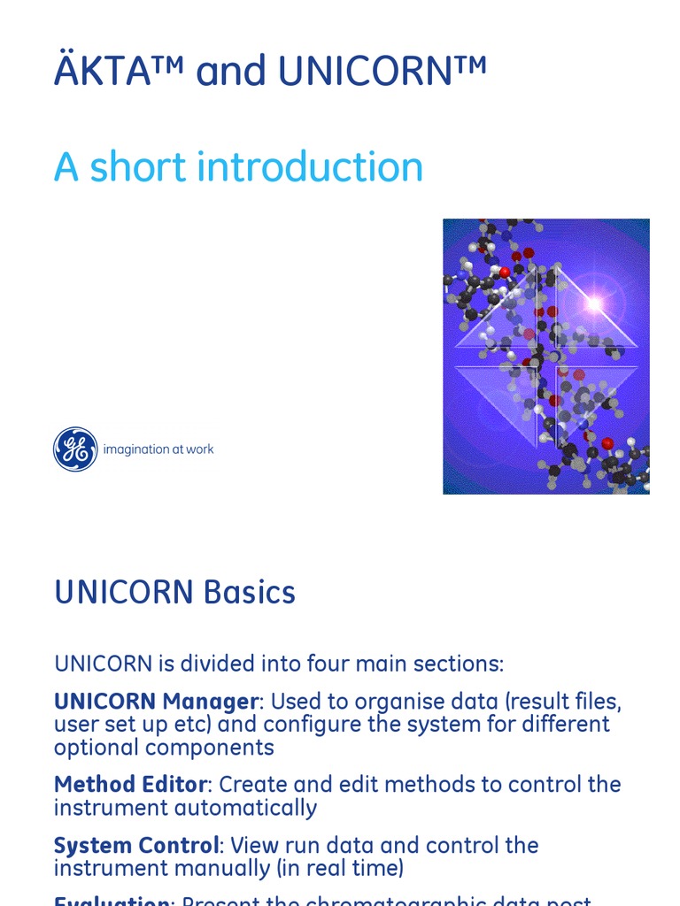 Akta Unicorn Buffer Solution Chromatography