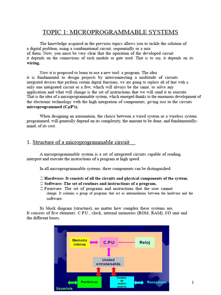 Microprogrammable Systems Overview | PDF | Central Processing Unit ...