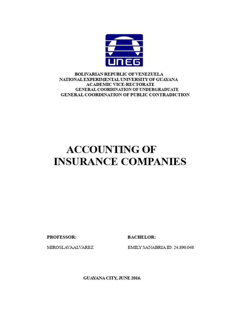 Accounting for Insurance Companies | PDF | Insurance | Reinsurance