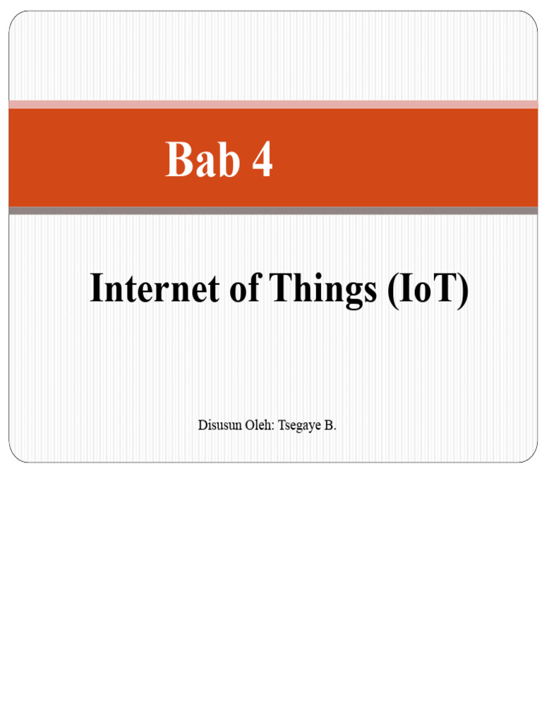 Memahami Internet of Things (IoT) | PDF