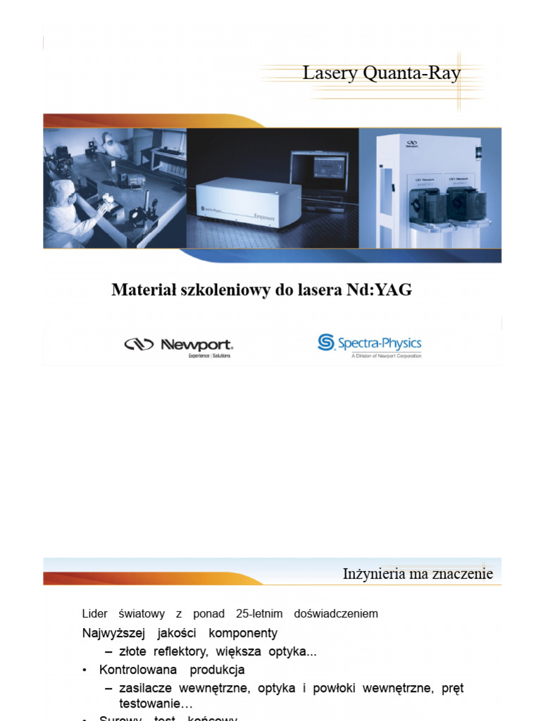 Lasery Quanta-Ray | PDF