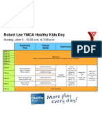 Robert Lee YMCA Healthy Kids Day: Sunday, June 3 - 10:00 A.M. To 3:00 P.M
