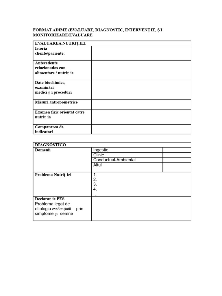 Format ADIME | PDF