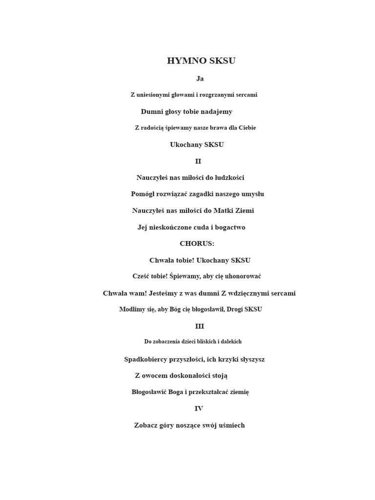 Hymna Sksu | PDF