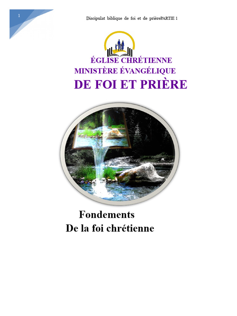 Discipulat biblique : Fondements de la foi | PDF | Miséricorde | Jésus