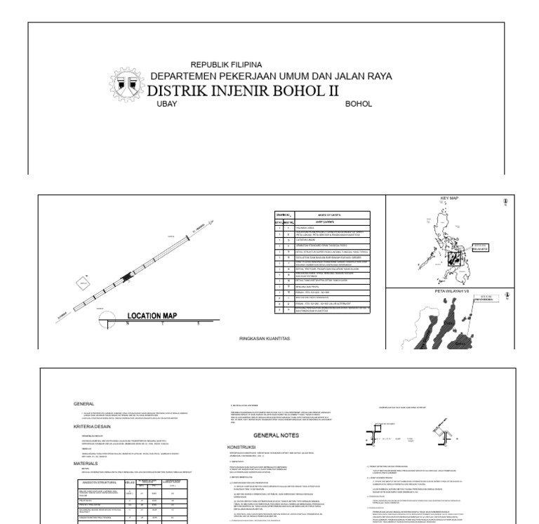 Rencana Jembatan RCDG di Bohol | PDF