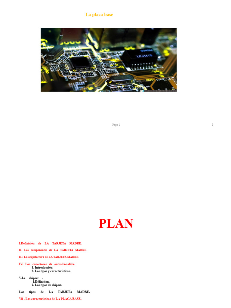 La Tarjeta Madre | PDF | USB | Hardware de la computadora