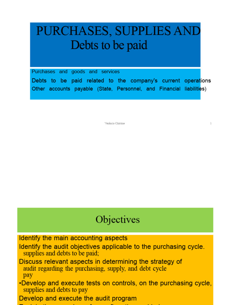 Lesson 2 - Purchases, Supply and Payables PDF | PDF | Accounts Payable ...