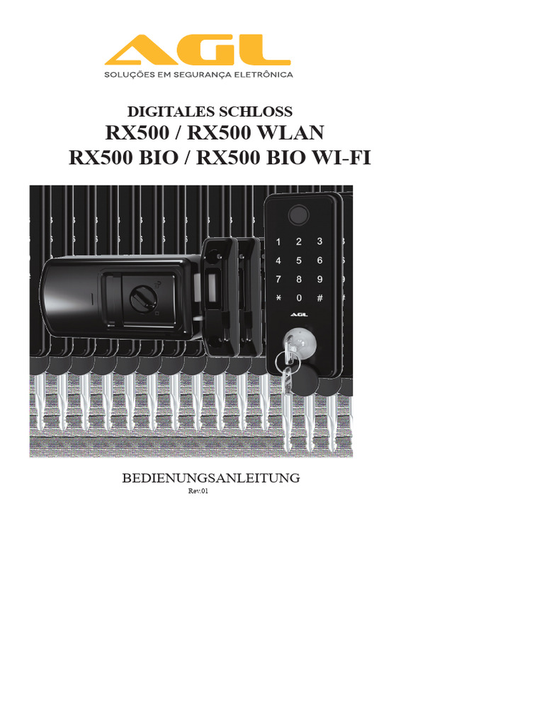 Handbuch Schloss RX500 | PDF