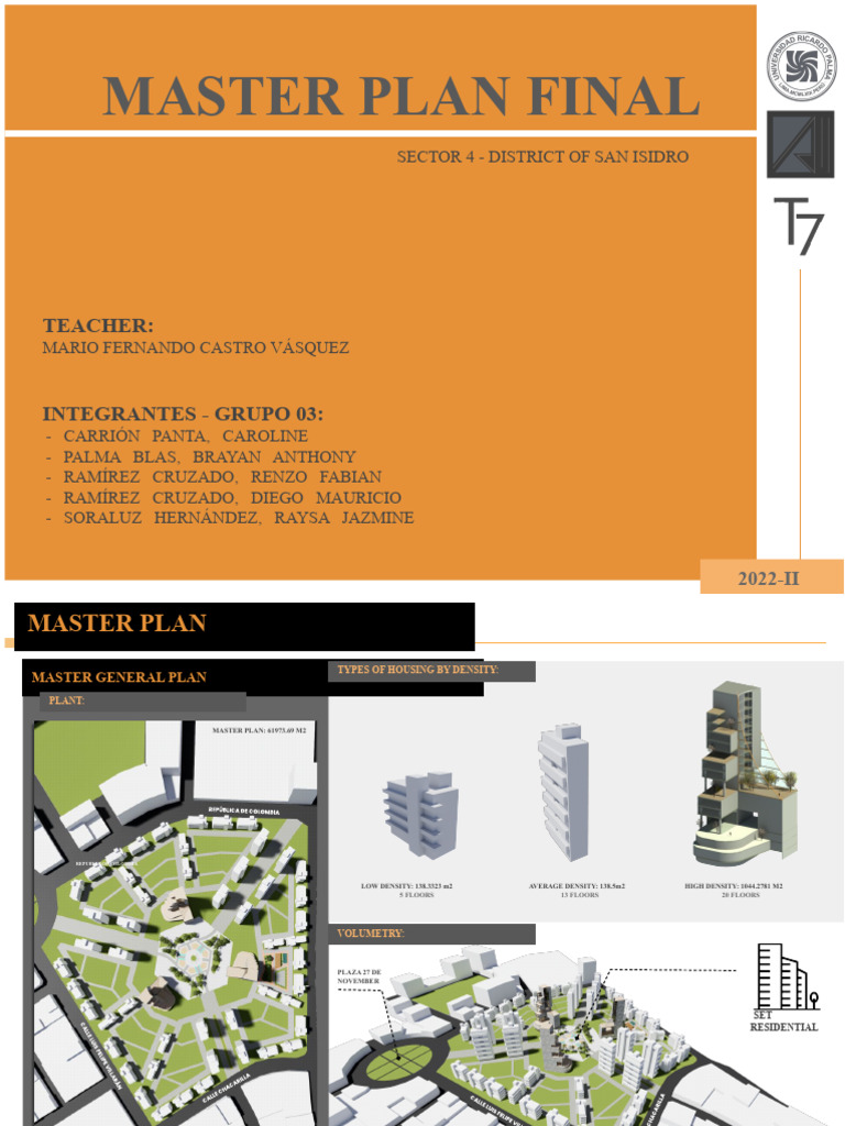 Master Plan Final - San Isidro - Group 03 | PDF | Urban Planning ...
