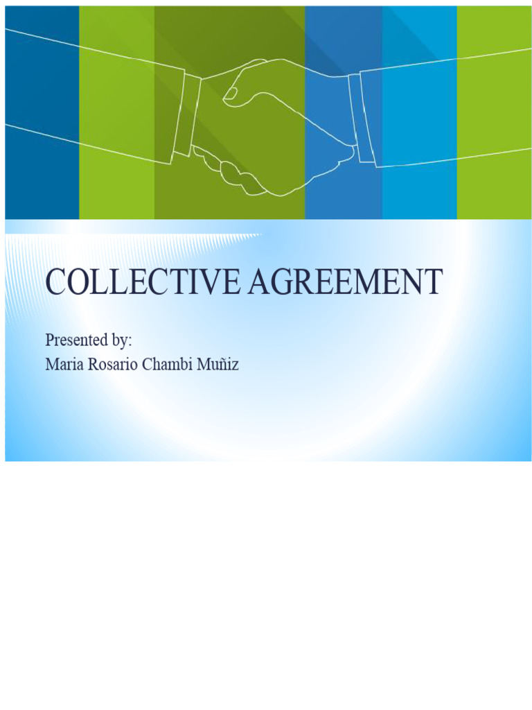 Collective Agreement | PDF | Collective Bargaining | Employment