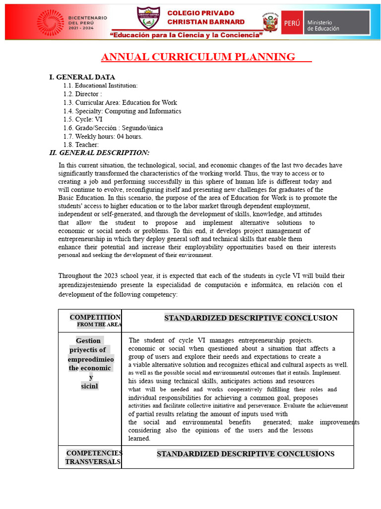 Annual Curriculum Planning for Computing | PDF | Entrepreneurship ...