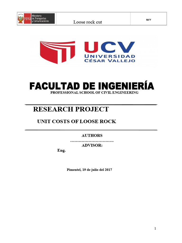 Loose Rock | PDF | Rock (Geology) | Loans