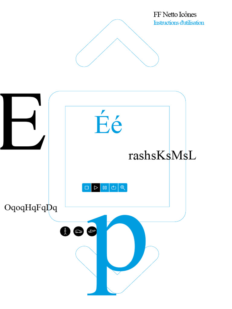 FF Netto Icon Usage Instructions | PDF | Printing | Text