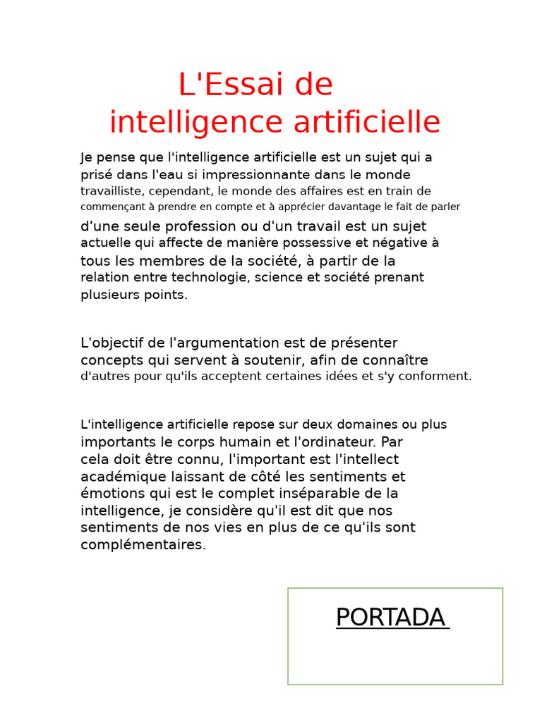 Impact de l'IA sur la société moderne | PDF