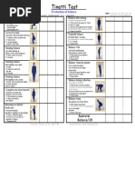Tinetti Scale for Gait and Balance Assessment | PDF | Balance (Ability)