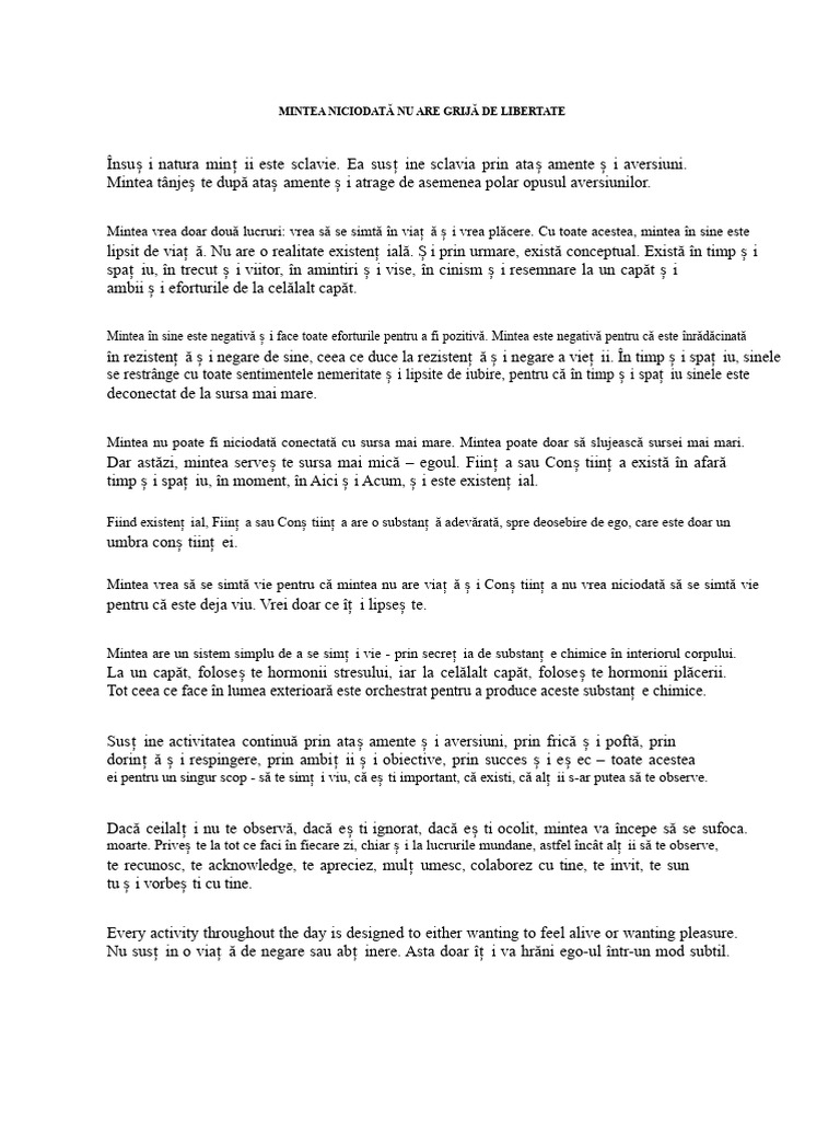 Copacul Vorbitor | PDF