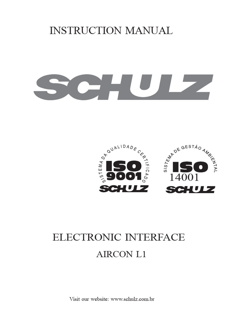 AirCon L1 Electronic Interface Manual | PDF | Menu (Computing ...