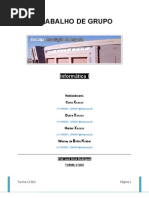 TRABALHO DE GRUPO - Informática I