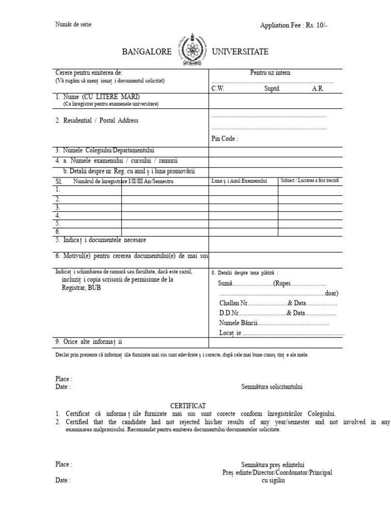 Formular de Migrație | PDF