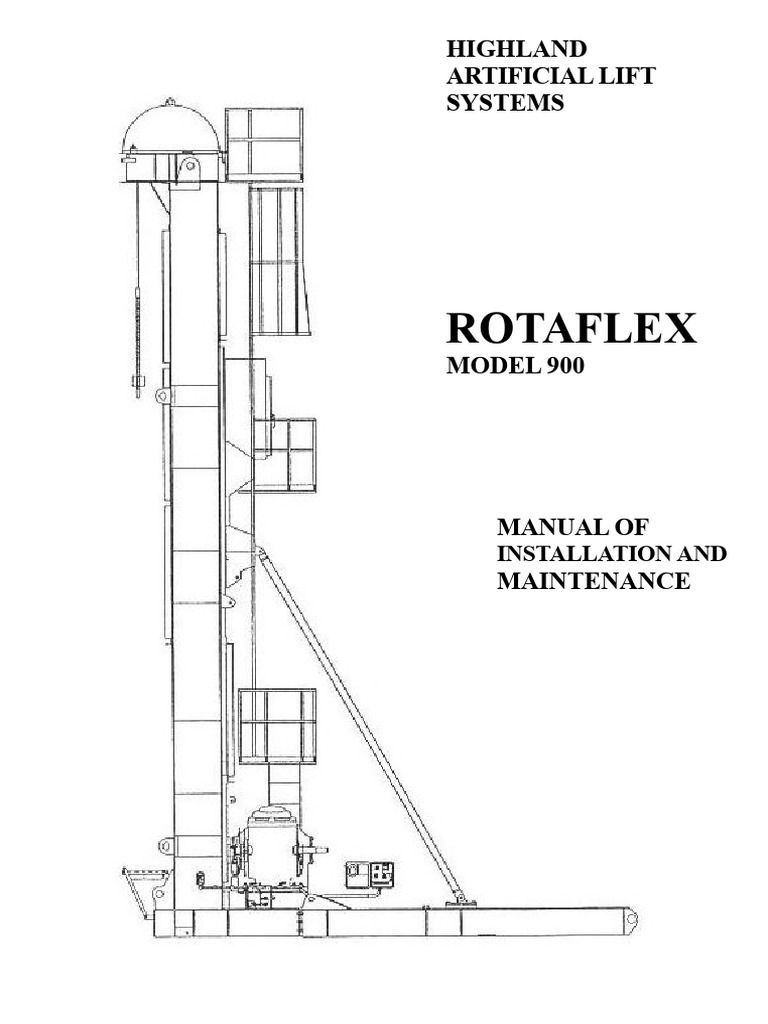 Rotaflex Model 900 Installation Manual | PDF | Mechanical Engineering ...