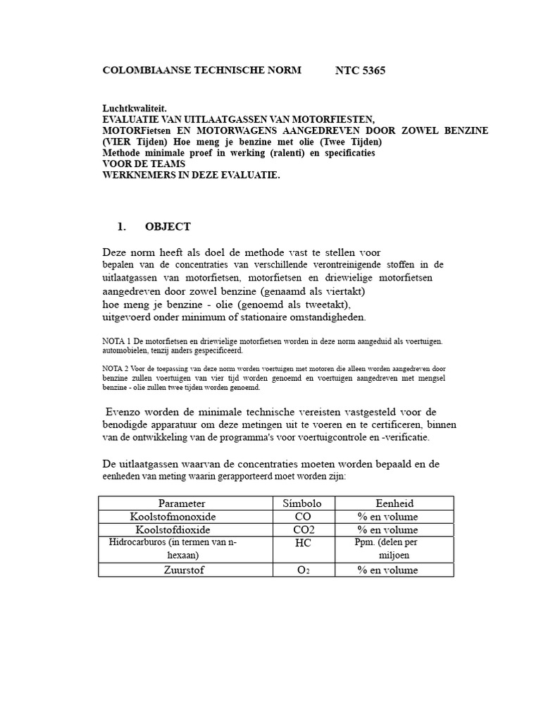 Technische Norm 5365 | PDF
