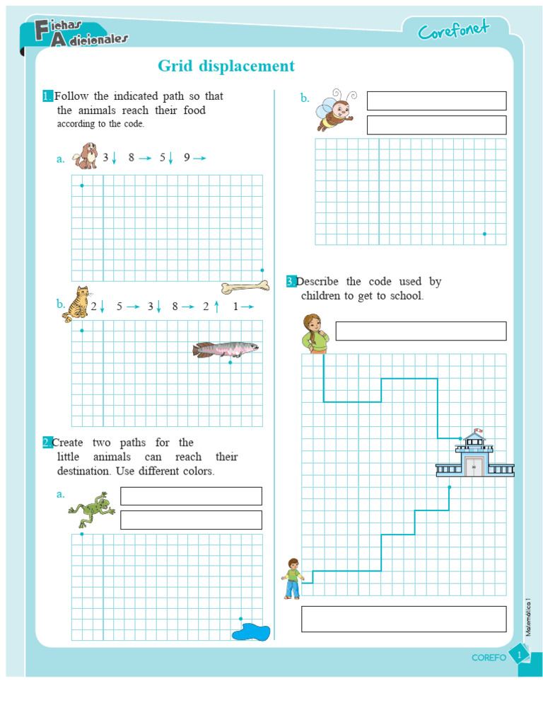Grid Displacement Path Instructions | PDF