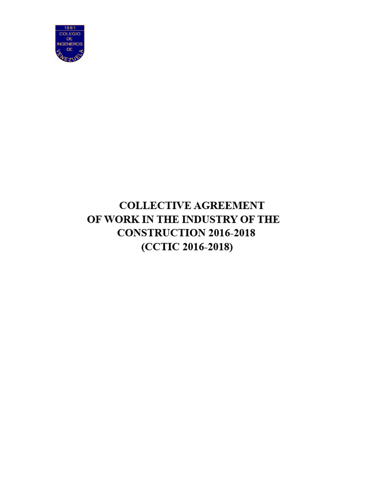 Collective Agreement 2016 - 2018 | PDF | Salary | Employment