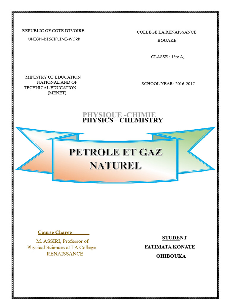 Importance of Oil and Natural Gas | PDF | Petroleum | Natural Gas