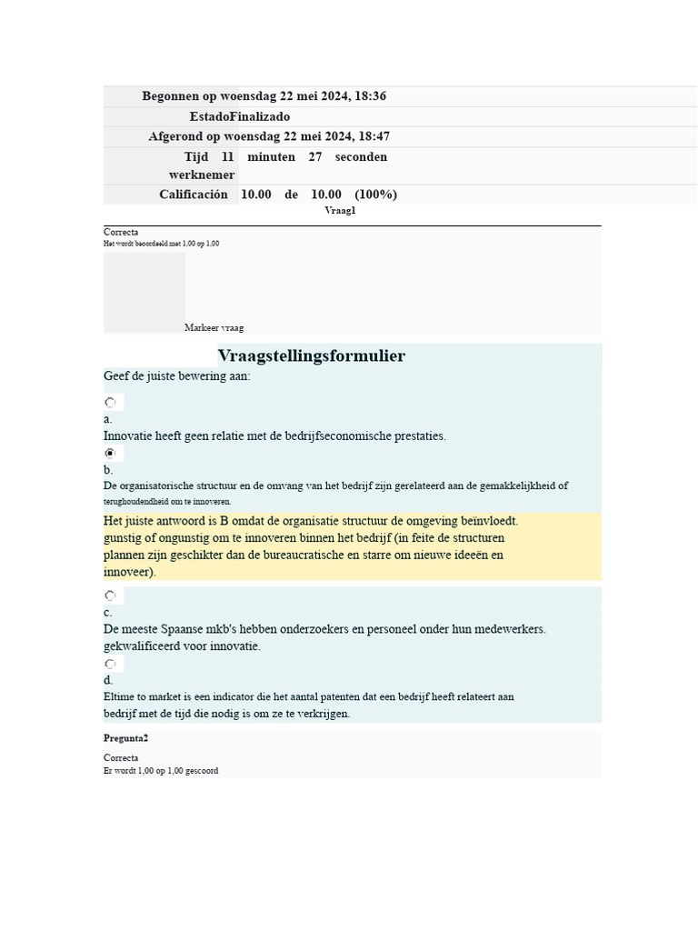 Test 2 Innovatie | PDF