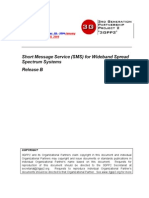 Short Message Service (SMS) For Wideband Spread Spectrum Systems Release B