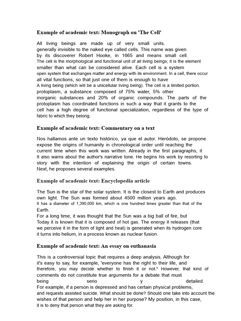 Academic Text Examples and Analysis | PDF | Sun | Physical Sciences
