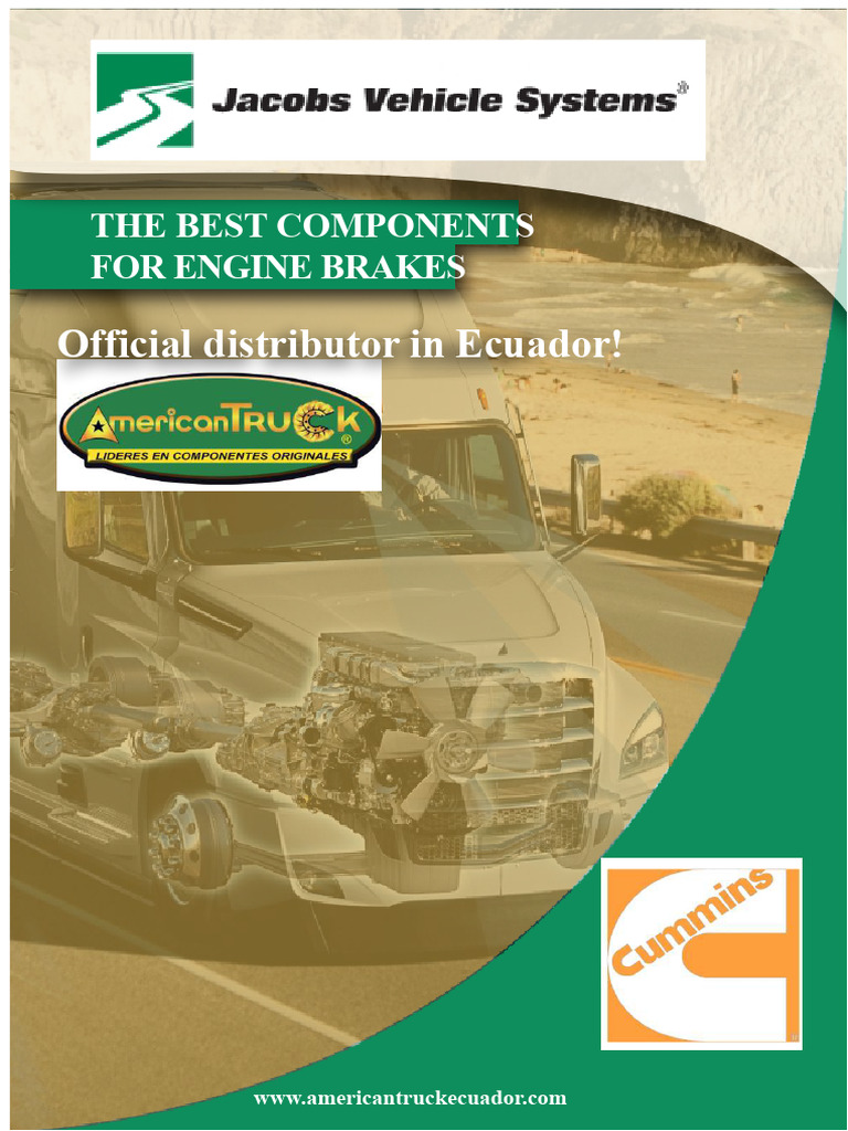 Engine Brake Components in Ecuador | PDF | Piston | Vehicles