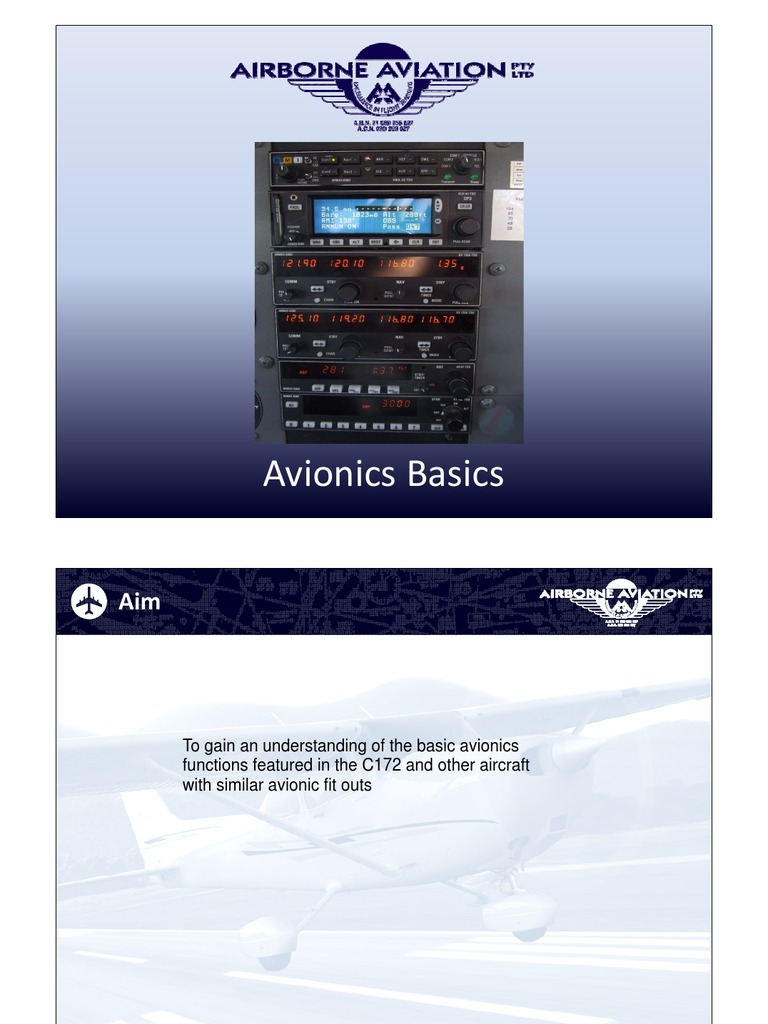 Avionics Basics Transponder (Aeronautics) Aerospace Engineering