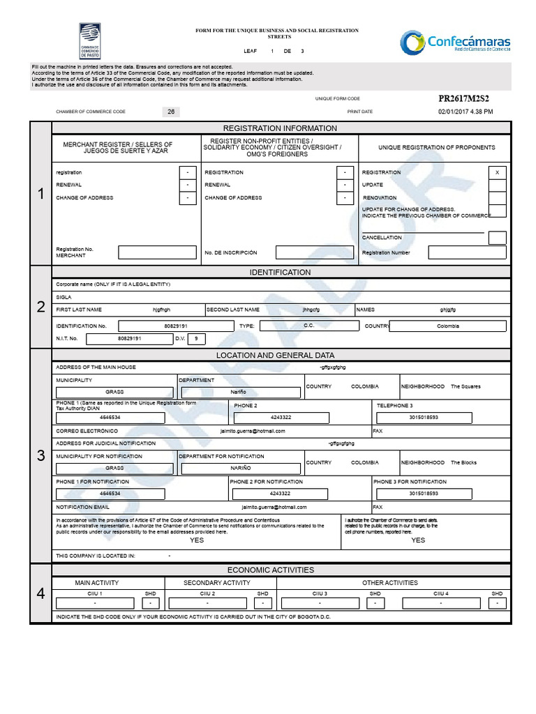 Rup Form | PDF | Identity Document | Income