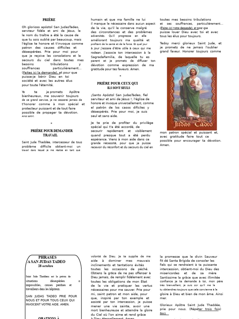 Saint Jude Thaddée Merci D'Avoir Répondu À Mes Prières Débardeur - Design Catholique